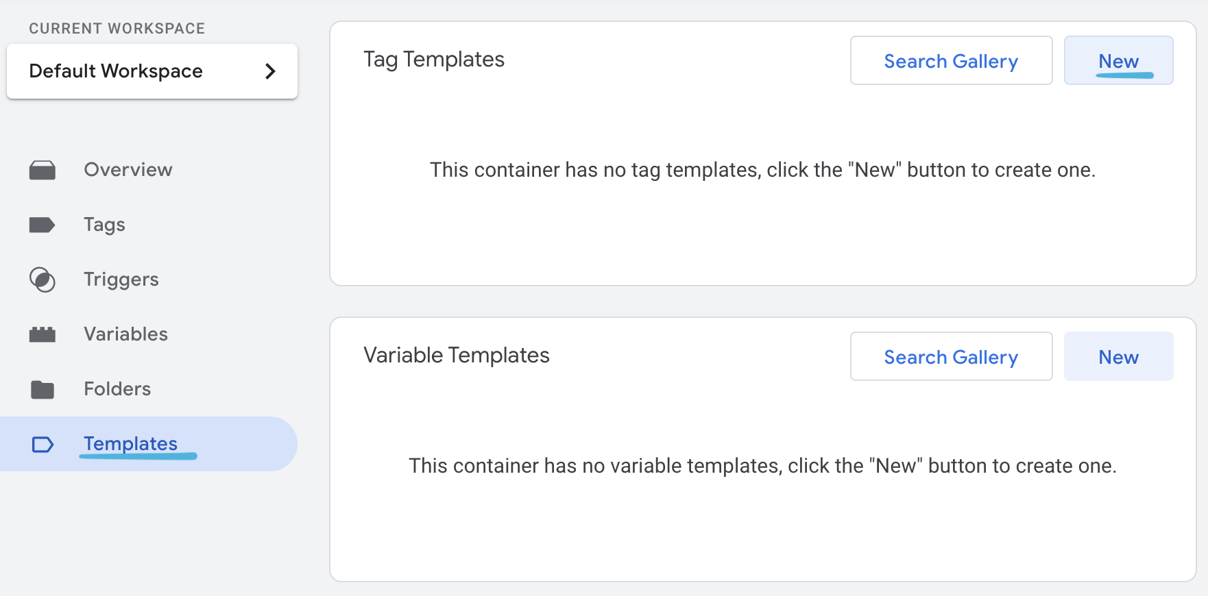 walkerOS GTM Tag Template setup
step 1